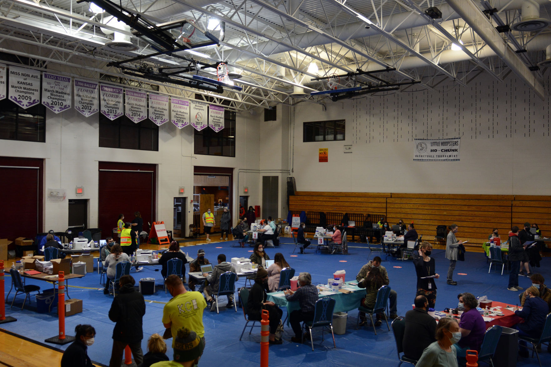 Baraboo community vaccination clinic, March 31